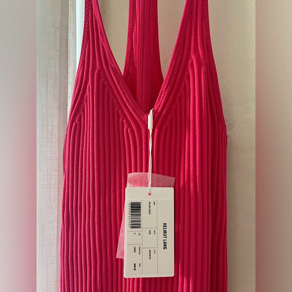 Helmut Lang Rib Midi Dress